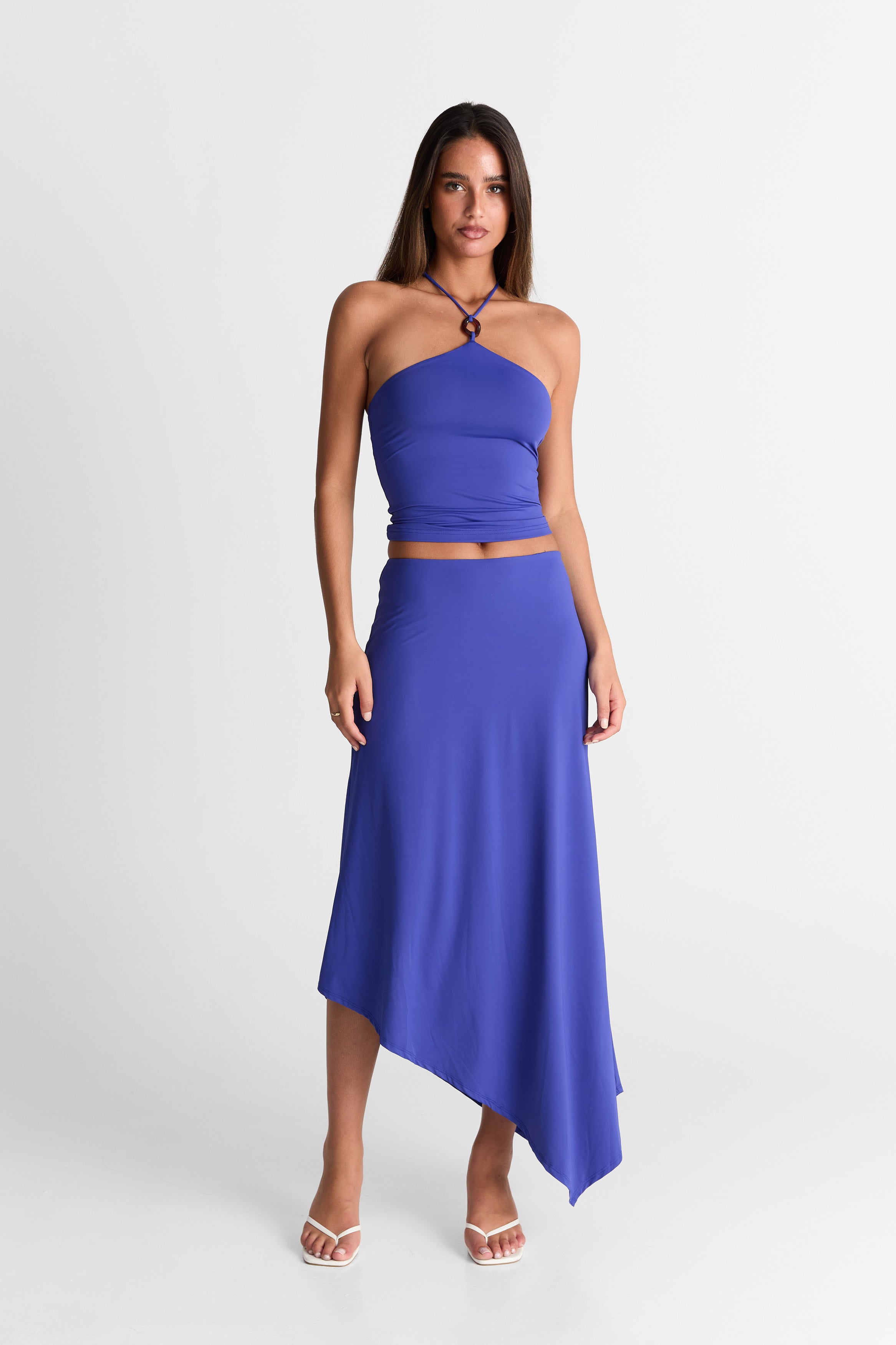Lyra Maxi Skirt Cobalt