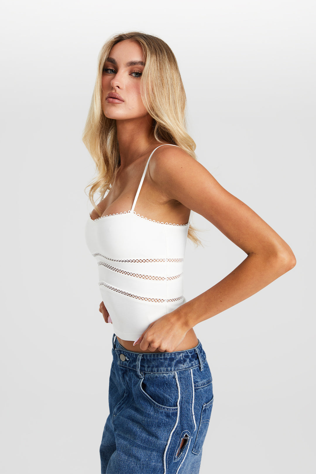 Esme Top White
