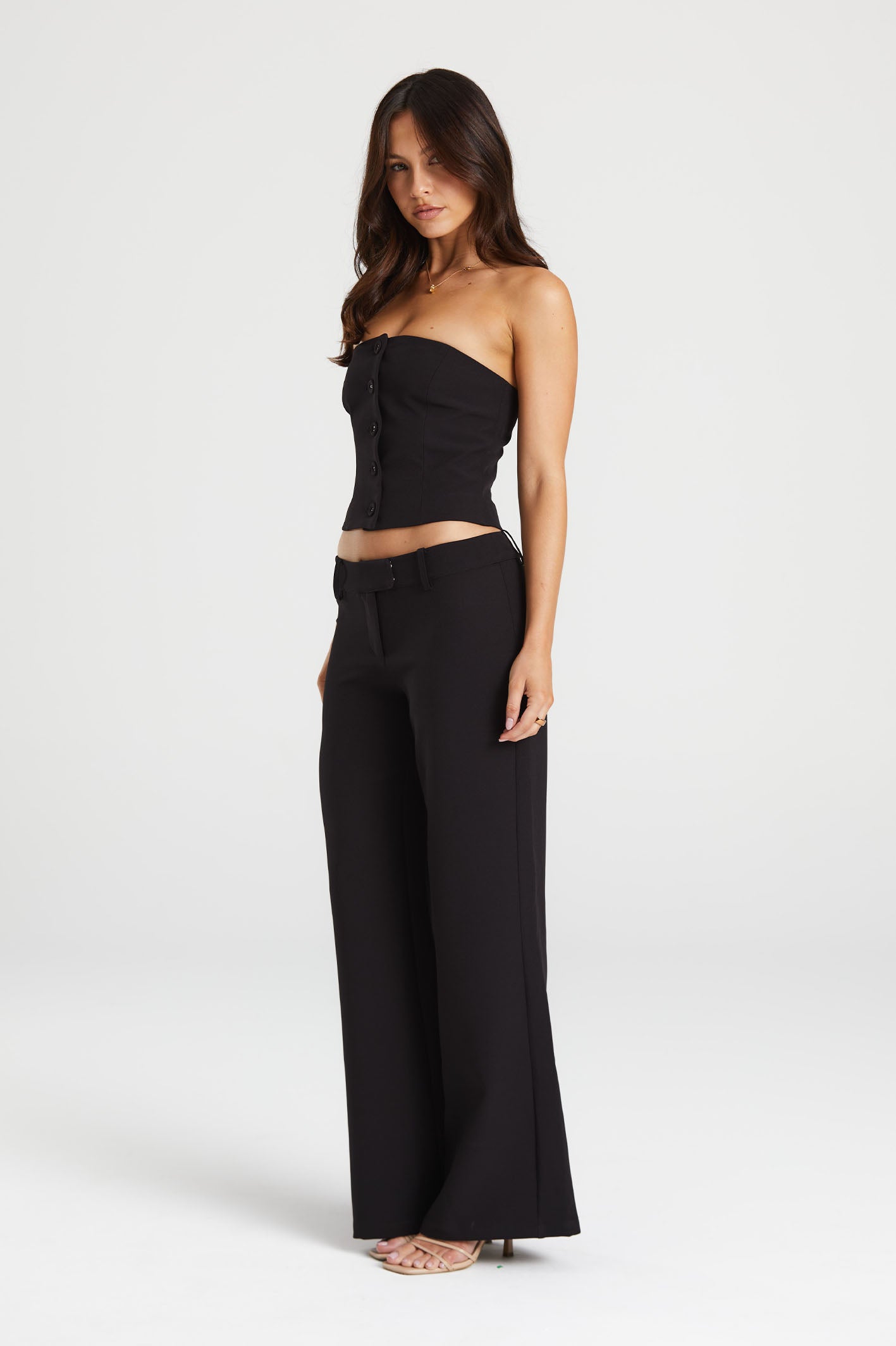 Alina Tailored Pants Black